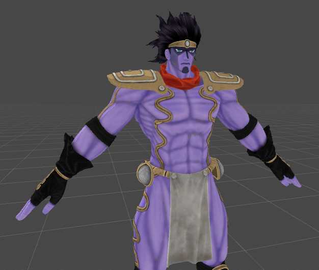 Jump Force - Star Platinum 70K UPDATED (visemes, eye tracking) Screenshot
