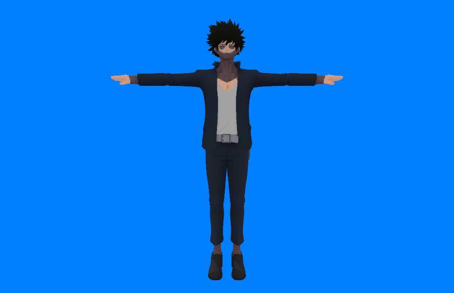 My Hero One's Justice Dabi (31k, visemes, eye tracking) Screenshot