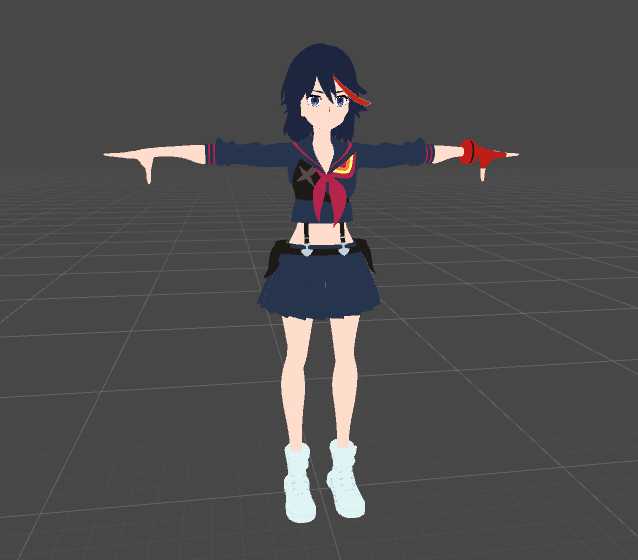Kill la Kill - IF - Ryuko Matoi (visemes, eye tracking) Screenshot