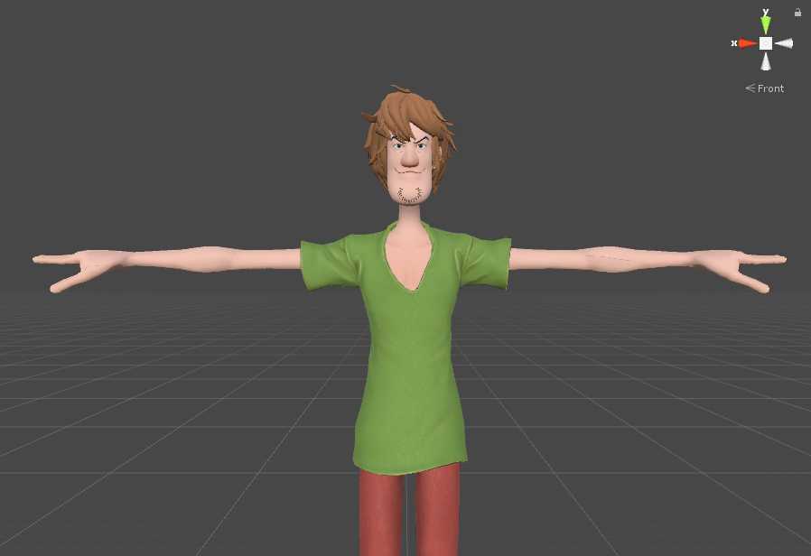 Shaggy at 10% Power - 20k (visemes and eye tracking) Screenshot