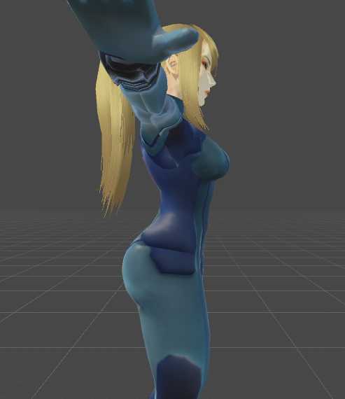 Samus but she's actually thicc, with jiggle physics Screenshot