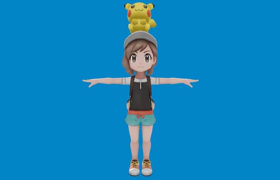 Elaine from Pokmon Let's Go Eevee/Pikachu Screenshot