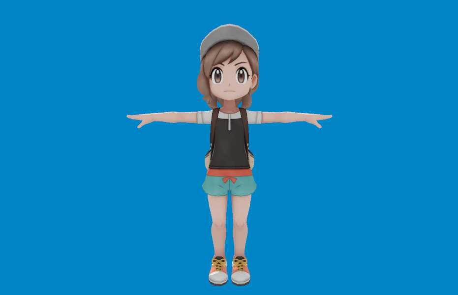 Elaine from Pokmon Let's Go Eevee/Pikachu Screenshot