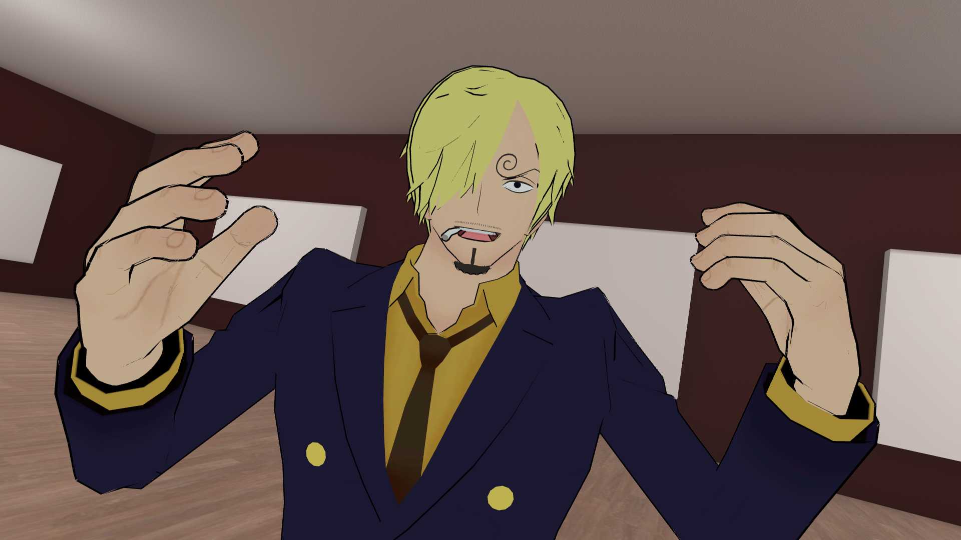 Sanji (with Diable Jambe and Sanji love emote) Screenshot