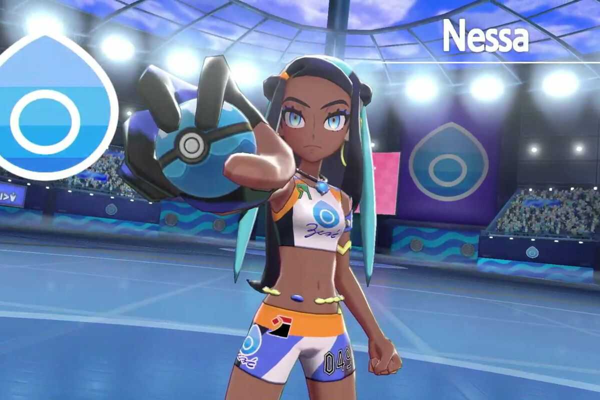 Pokémon Sw/Sh - Nessa (eye tracking, visemes) Screenshot