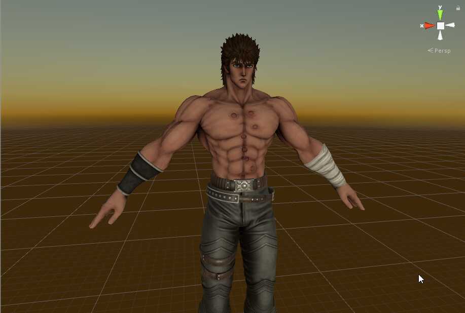 Jump Force - Kenshiro 69K poly (visemes and eye tracking) Screenshot
