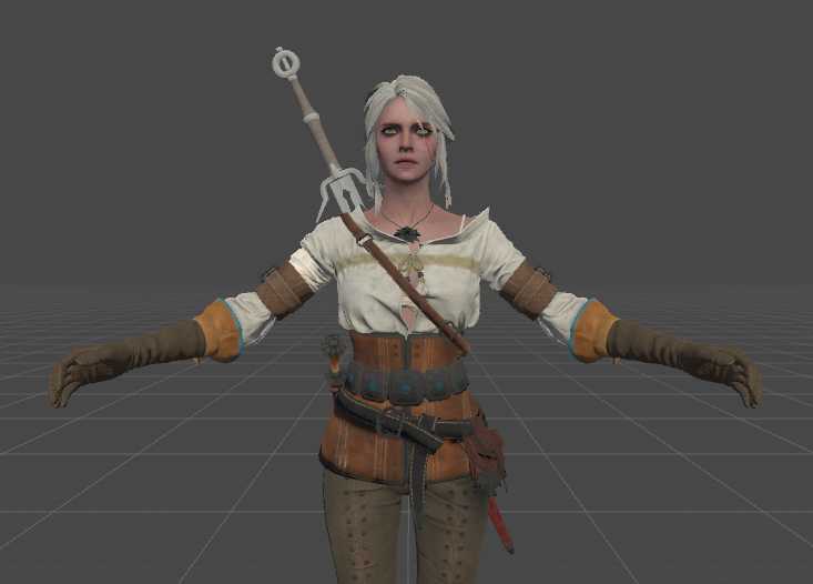 Witcher 3 - Ciri UPDATE (Visemes, Eye Tracking + more) Screenshot