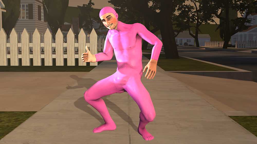 Pink Guy (UPDATED,  8 custom emotes, 2 sounds) Screenshot