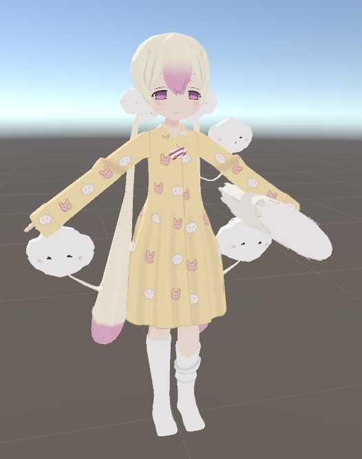 Nemurin (8 Custom Emotes, Cubed Shaders, Blinking, Gestures) Screenshot