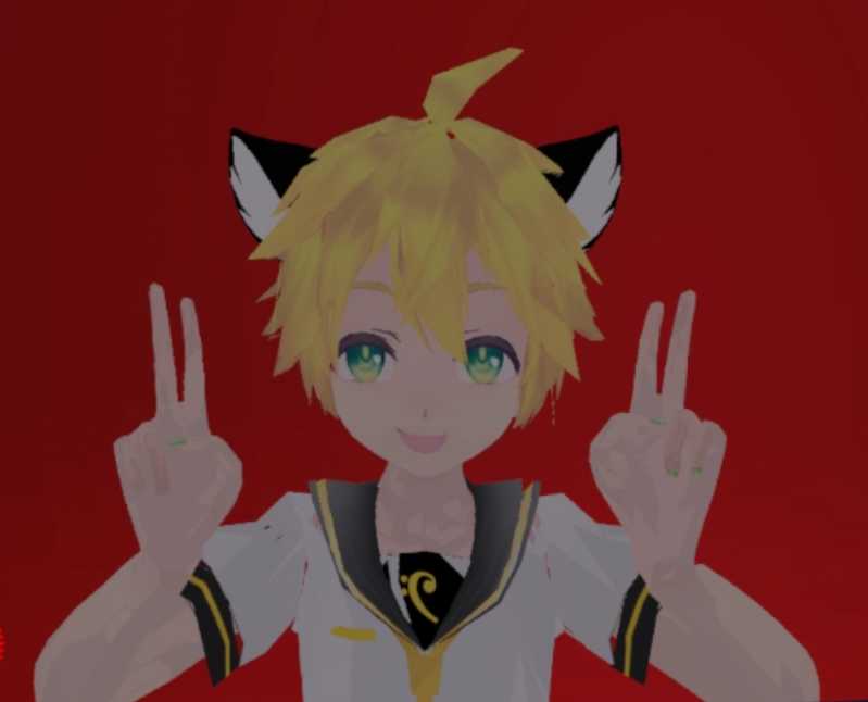 Len Kagamine (Emotes, Lip Sync, Eye tracking, more) Screenshot