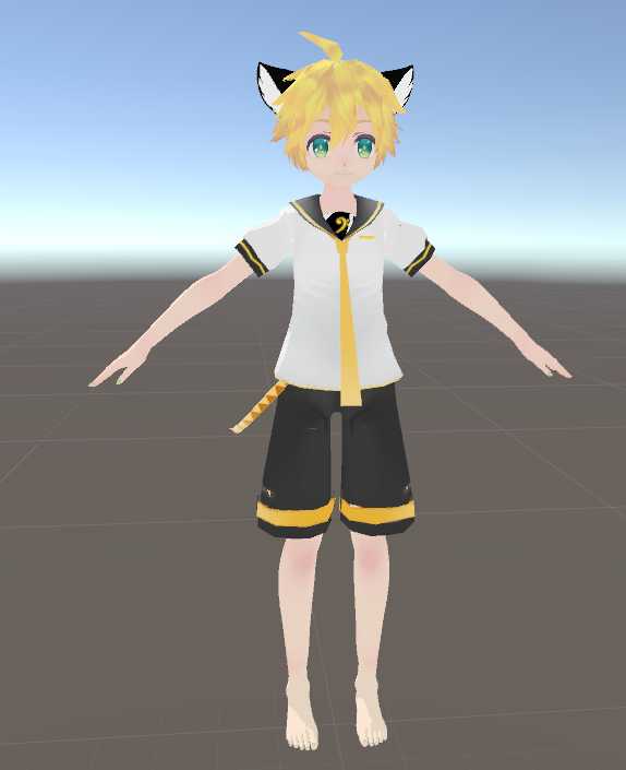 Len Kagamine (Emotes, Lip Sync, Eye tracking, more) Screenshot