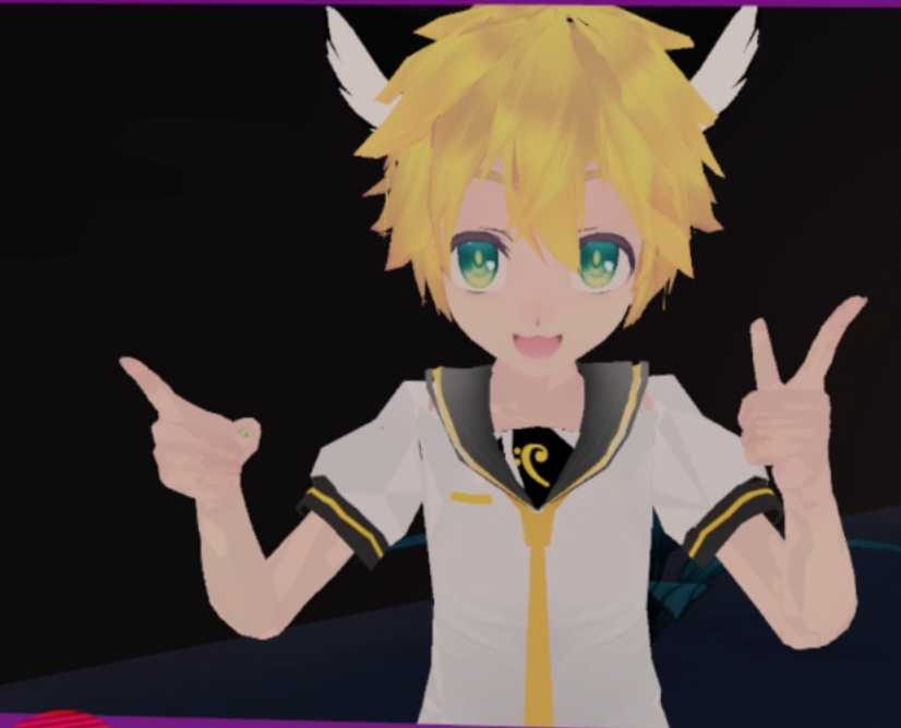Len Kagamine (Emotes, Lip Sync, Eye tracking, more) Screenshot