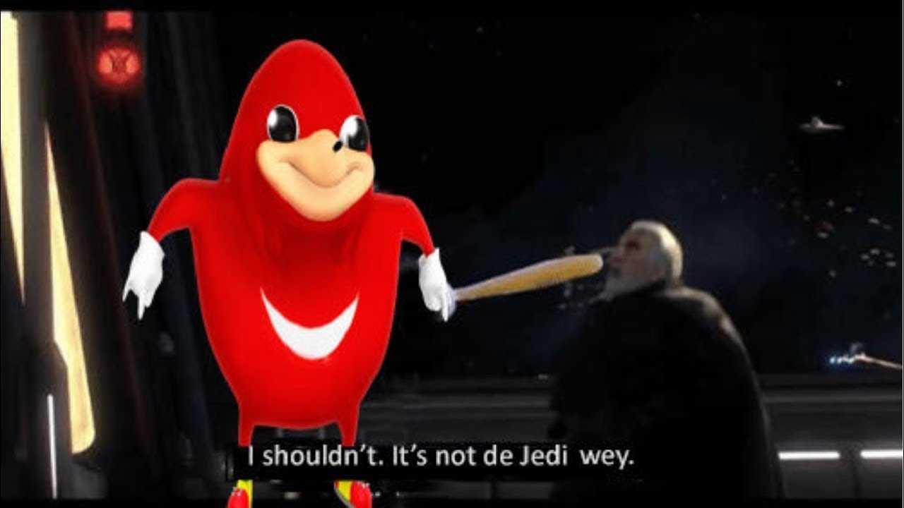 Jedi Knuckles (Lip Sync, Blinking, Lightsaber, Cubed Shaders) Screenshot