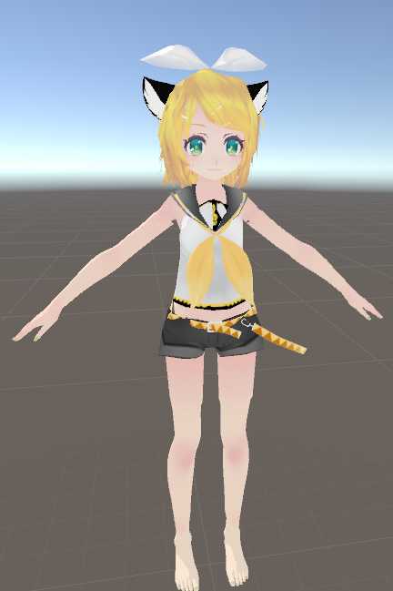 Rin Kagamine (Emotes, Gestures, Eye tracking, Lip Sync) Screenshot