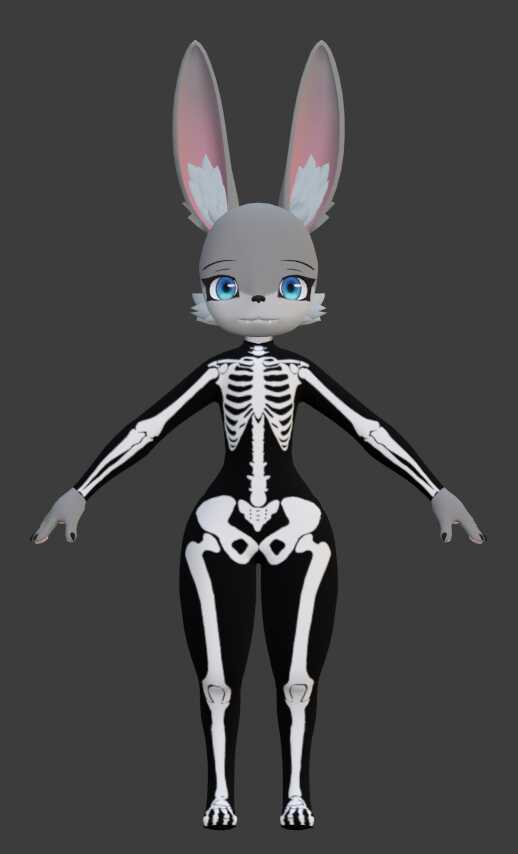 Zoichi Skeleton Costume Textures Screenshot