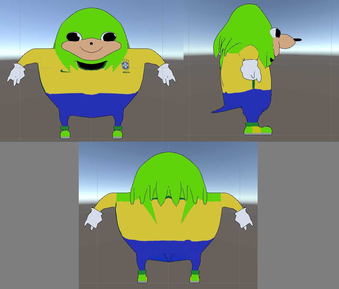 Brazilian Knuckles for vrchat, Humanoid+Visemes Screenshot