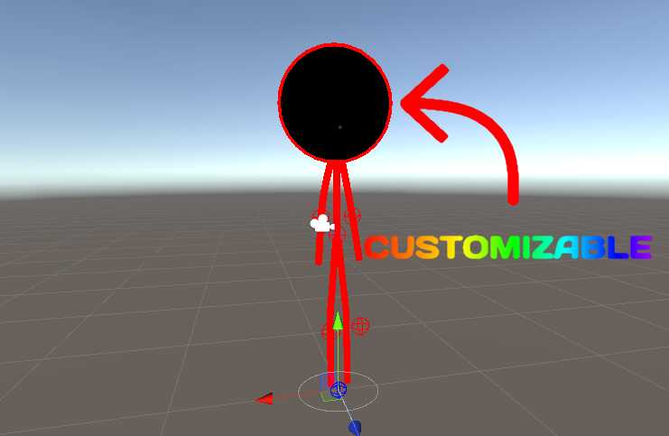 Simple Stick Figure Avatar Screenshot