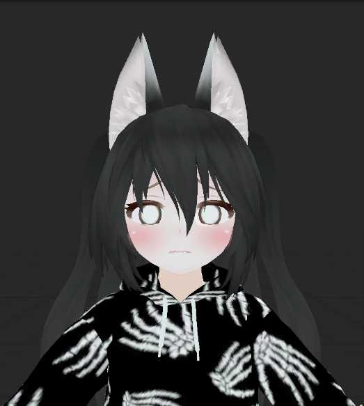 Edgy Ukon! (Dynamic Bones, Lip Sync, Eye Tracking, Gestures) Screenshot