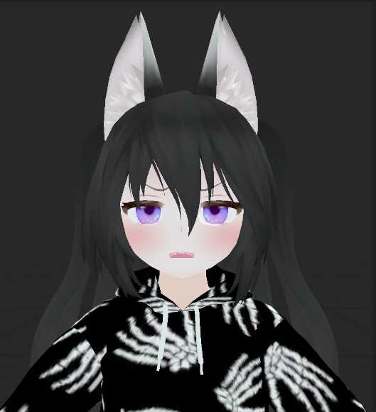 Edgy Ukon! (Dynamic Bones, Lip Sync, Eye Tracking, Gestures) Screenshot