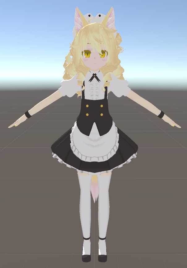 Maid Miko (Dynamic Bones, Eye Tracking, Gestures, Voice Lines) Screenshot
