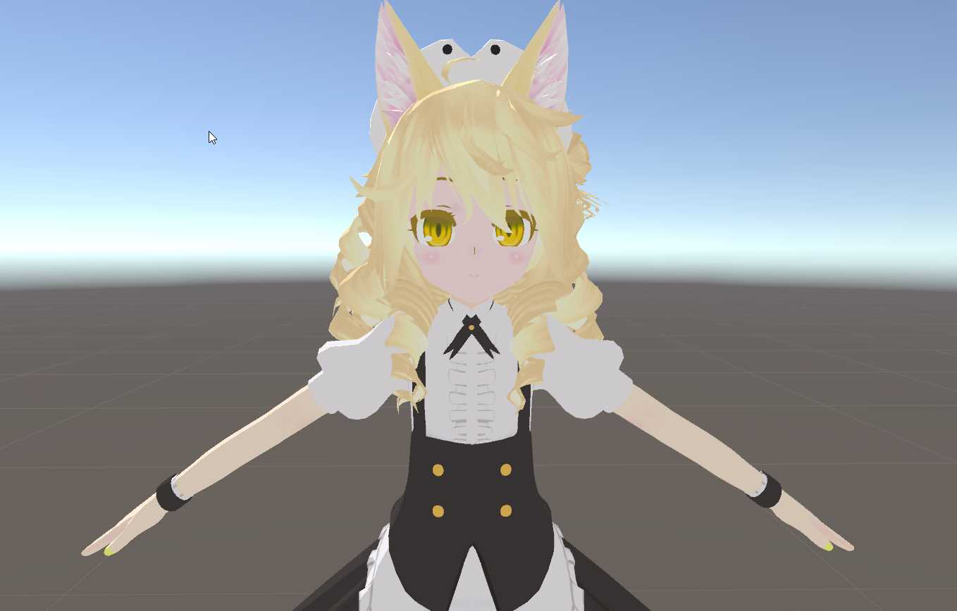 Maid Miko (Dynamic Bones, Eye Tracking, Gestures, Voice Lines) Screenshot