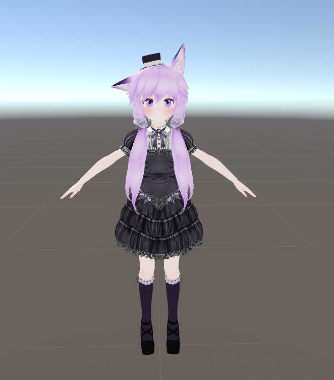Gothic Ukon! (Dynamic Bones, Lip Sync, Tracking, Gestures) Screenshot