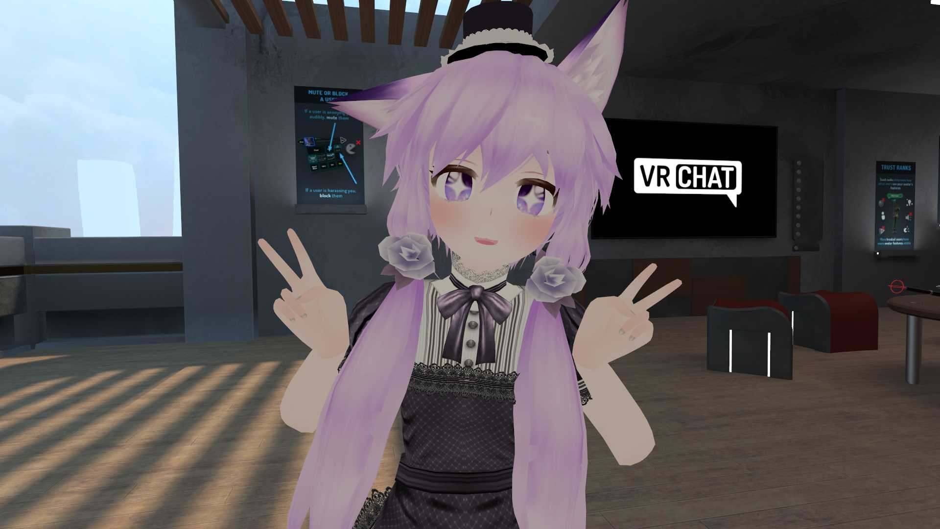 Gothic Ukon! (Dynamic Bones, Lip Sync, Tracking, Gestures) Screenshot