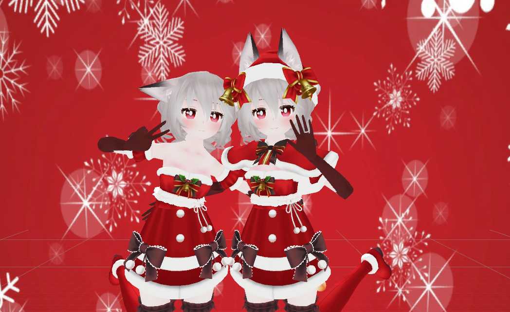 Christmas Ukons (Dynamic Bones, Gestures, Eye Tracking, TailWag) Screenshot