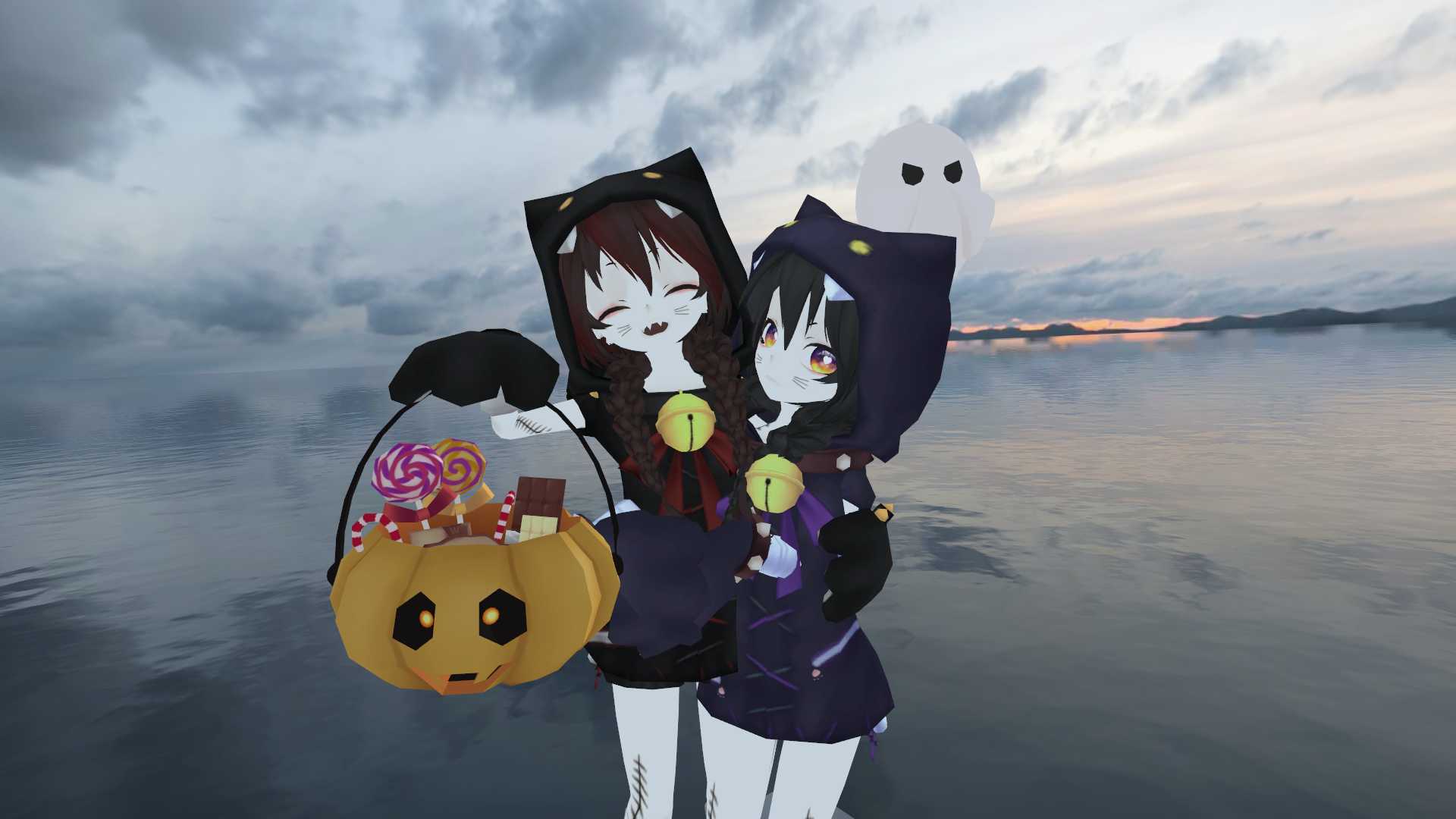 Halloween Hoppous  (20K Polys) Facial Expressions, Eye Tracking Screenshot