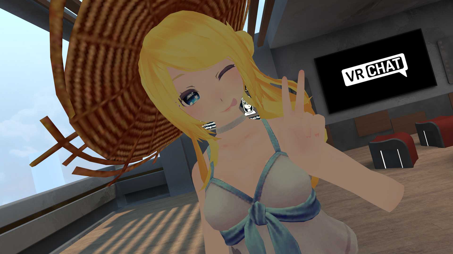 Bikini Rin v2 (Dynamic Bones, Lip Sync, Tracking, Gestures) Screenshot