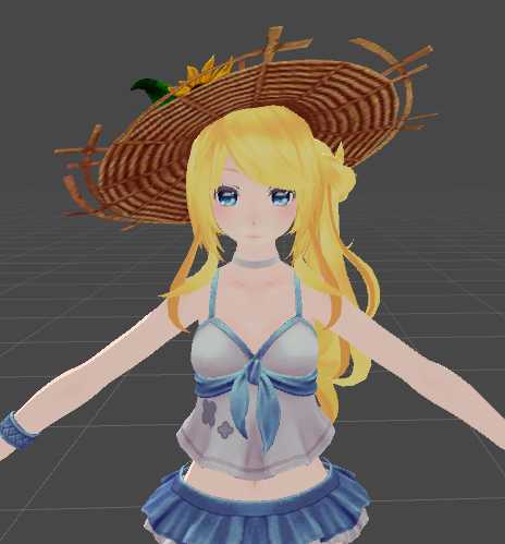 Bikini Rin v2 (Dynamic Bones, Lip Sync, Tracking, Gestures) Screenshot