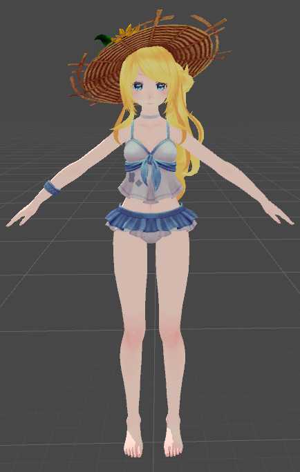 Bikini Rin v2 (Dynamic Bones, Lip Sync, Tracking, Gestures) Screenshot