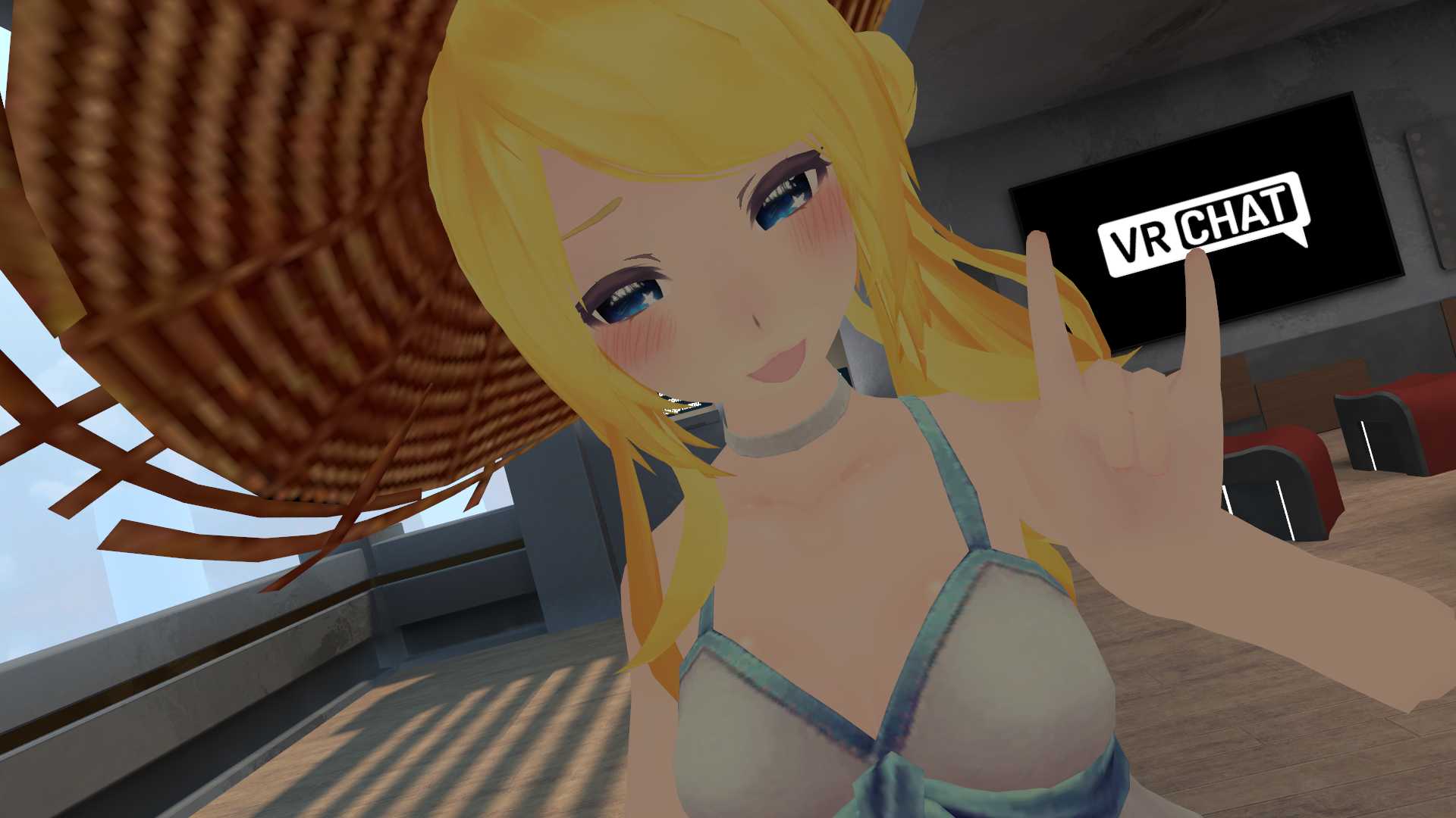 Bikini Rin v2 (Dynamic Bones, Lip Sync, Tracking, Gestures) Screenshot