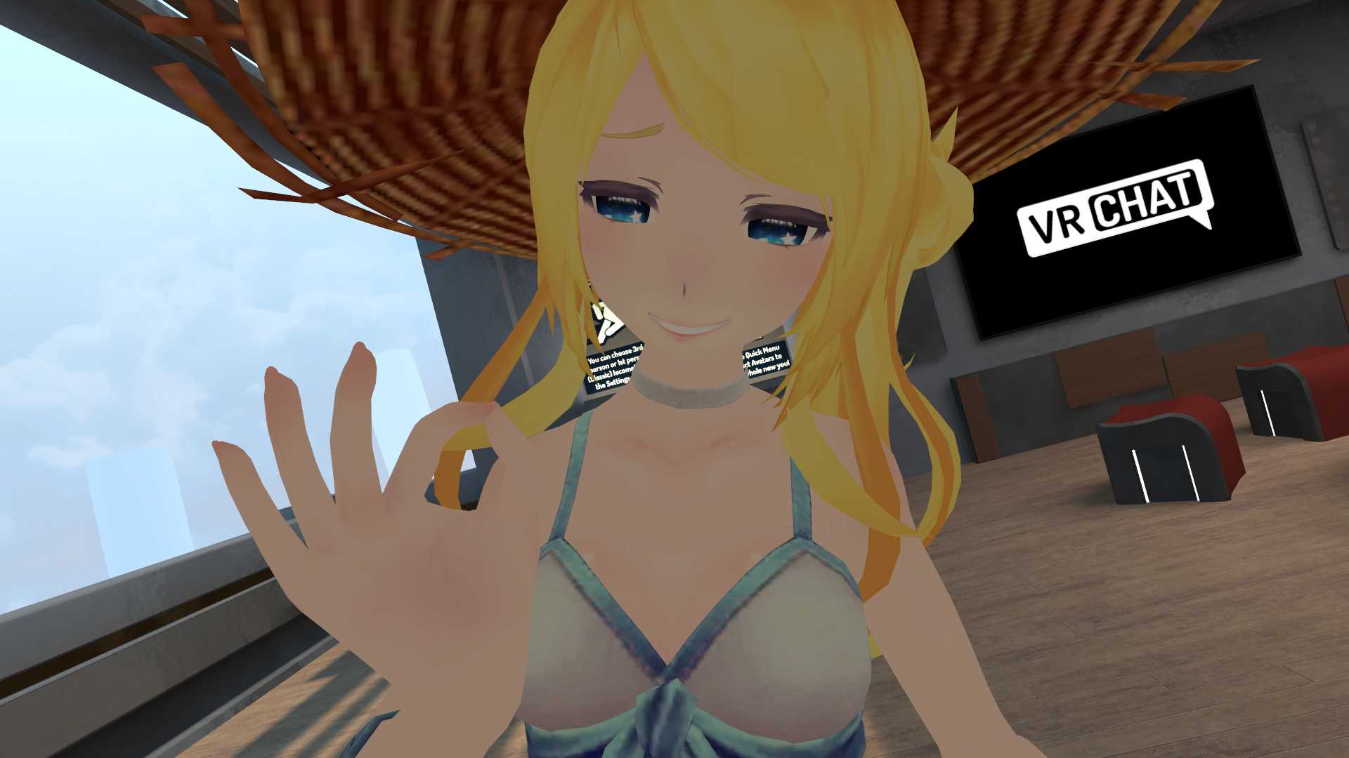 Bikini Rin v2 (Dynamic Bones, Lip Sync, Tracking, Gestures) Screenshot