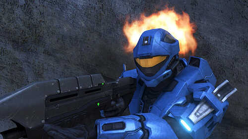 Halo Flaming Helmet Prefab Screenshot