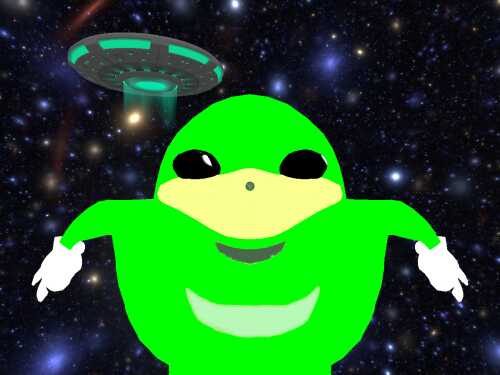 Alien Knuckles with Saucer Pet and Laser Pistol Screenshot