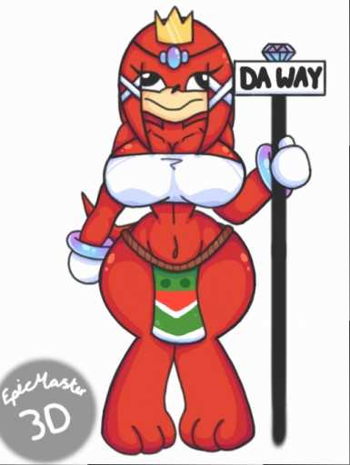2D Uganda Knuckles Queen Screenshot