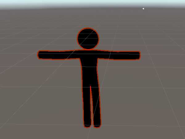 Stickman W/ Rainbow Outline Screenshot