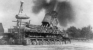 Karl-Gerat Siege Mortar (Gun fires and raises/lowers) Screenshot