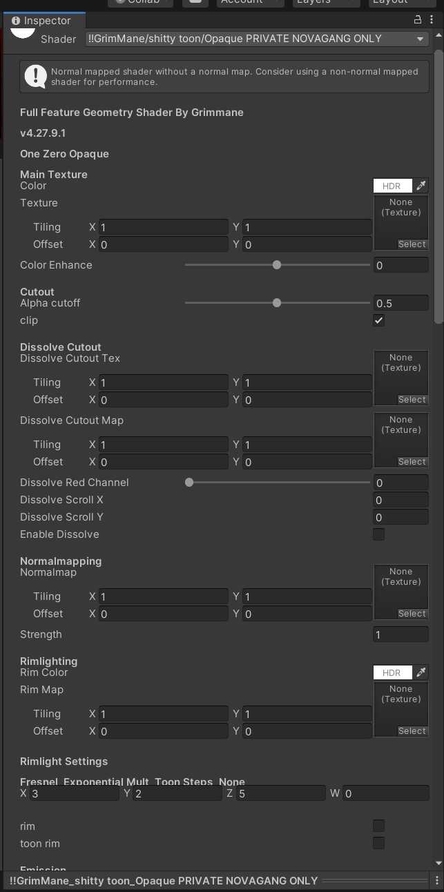 toon shader Screenshot