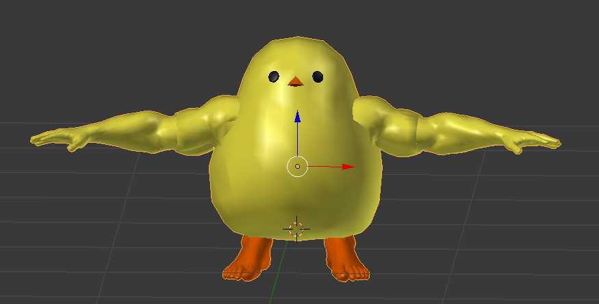Muscular Birb [fully rigged] Screenshot
