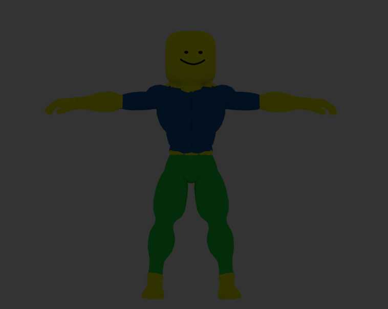 muscular Robloxian Noob Screenshot