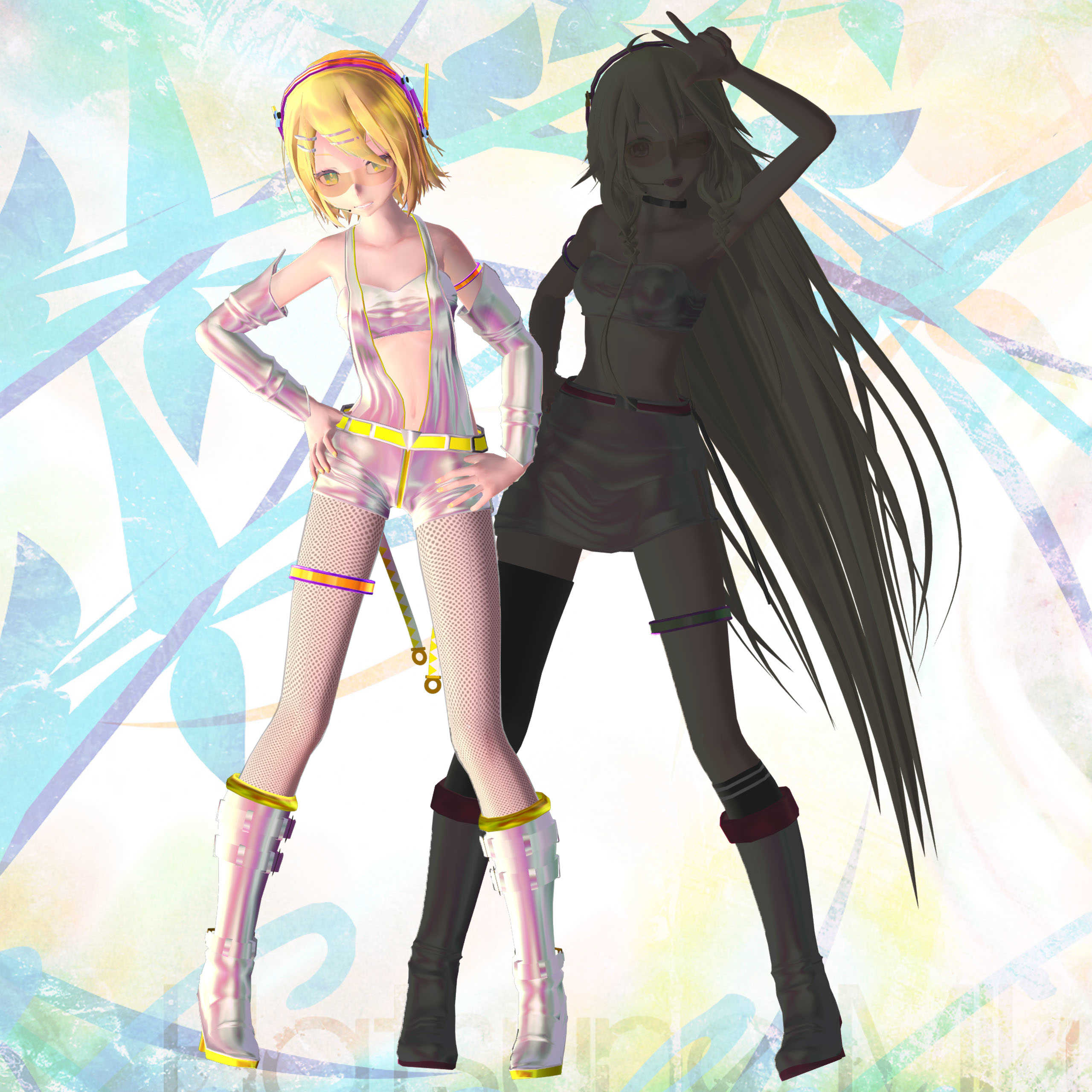 TDA Rin HS {Lip Sync, Eye Track, 5 Emotes & Modded SDK} Screenshot