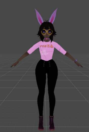 Tay the Bunny (Fullbody, Eye tracking, Visemes, Guestures) Screenshot