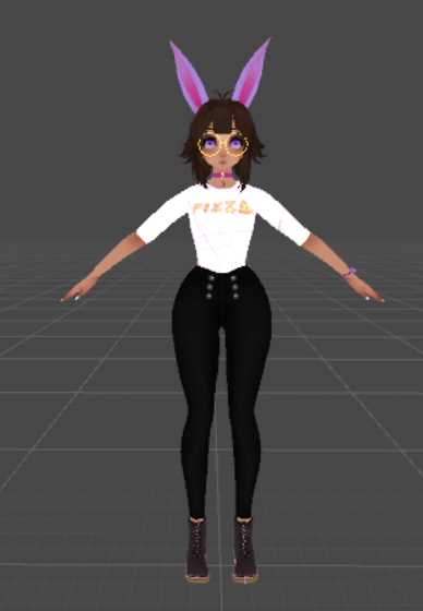 Tay the Bunny (Fullbody, Eye tracking, Visemes, Guestures) Screenshot