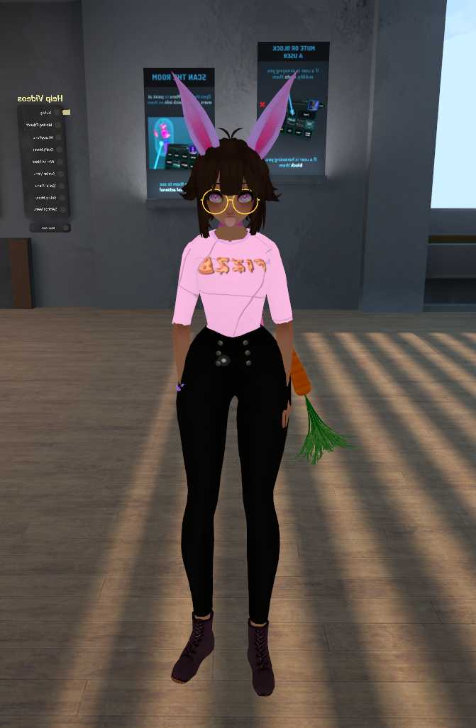 Tay the Bunny (Fullbody, Eye tracking, Visemes, Guestures) Screenshot
