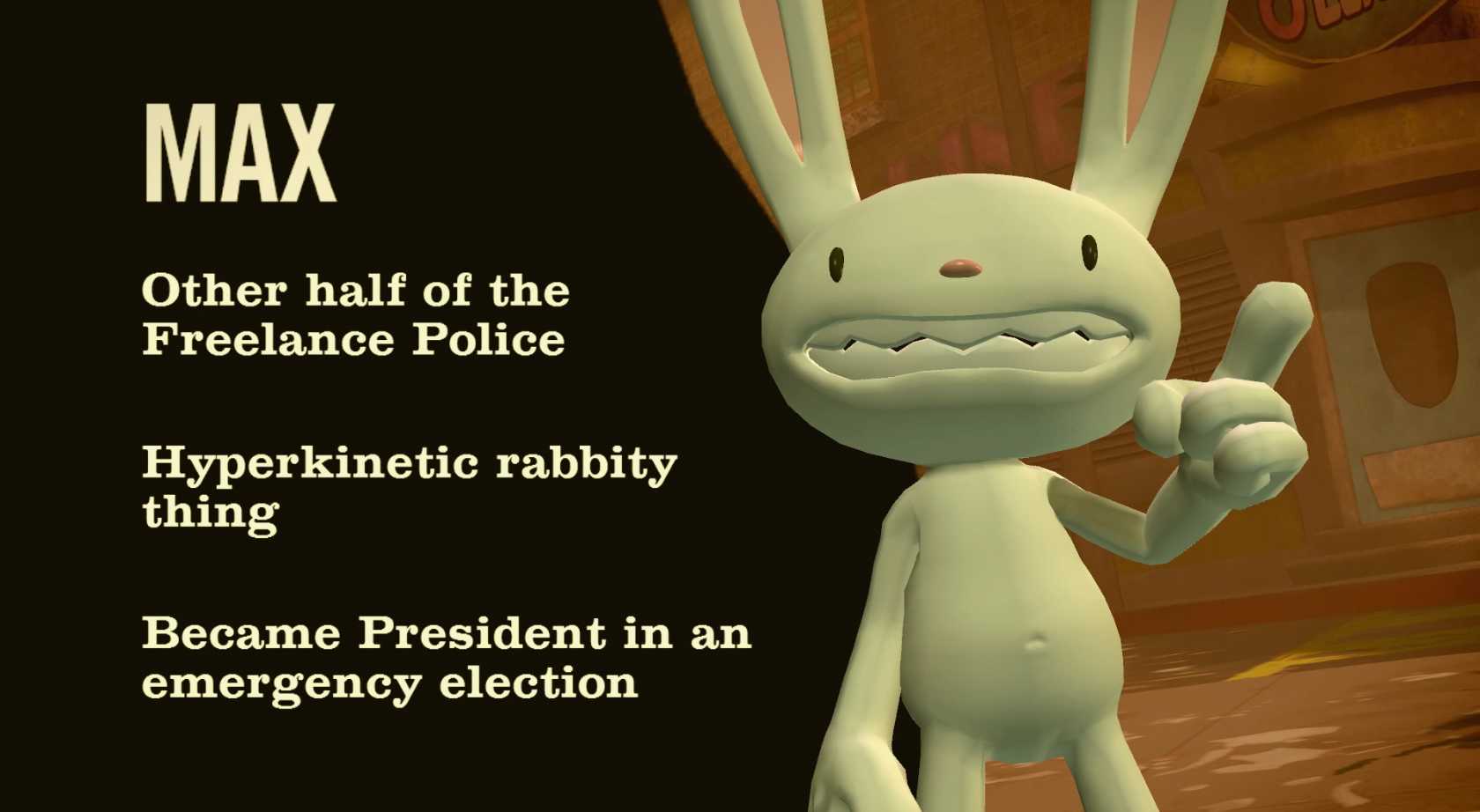 Sam & Max: Max (somewhat fixed) Screenshot