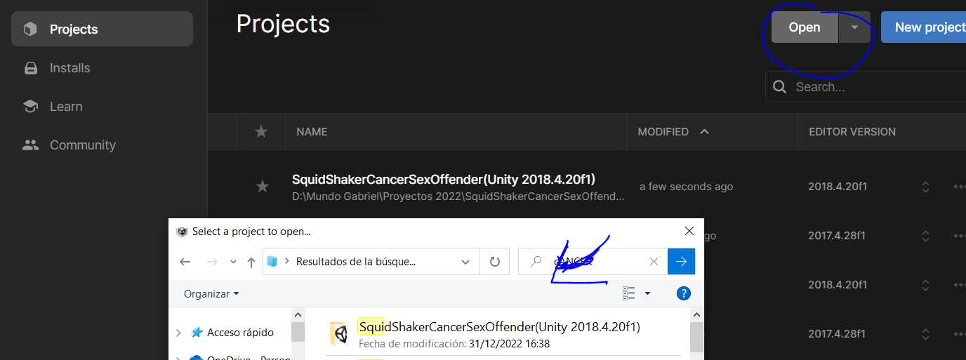 SquidBob cursed  (full animations & emotes-direct upload) Unity 2018.4.20f1 (LINKS IN DESCRIPTION) Screenshot
