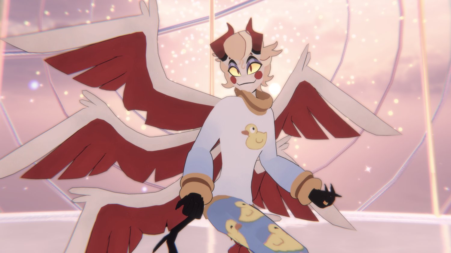 Lucifer The King Of Hell From Hazbin Hotel Screenshot