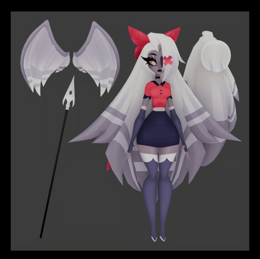 Chaggie (Charlie & Vaggie From Hazbin Hotel) Screenshot